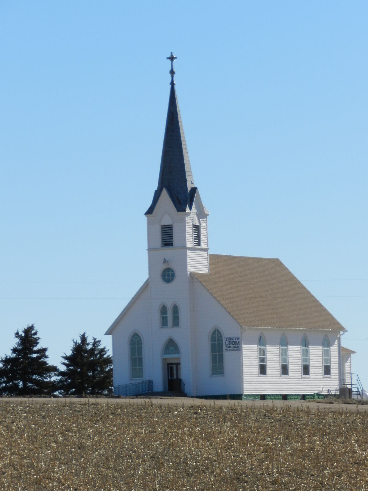 Zion Lutheran Church before